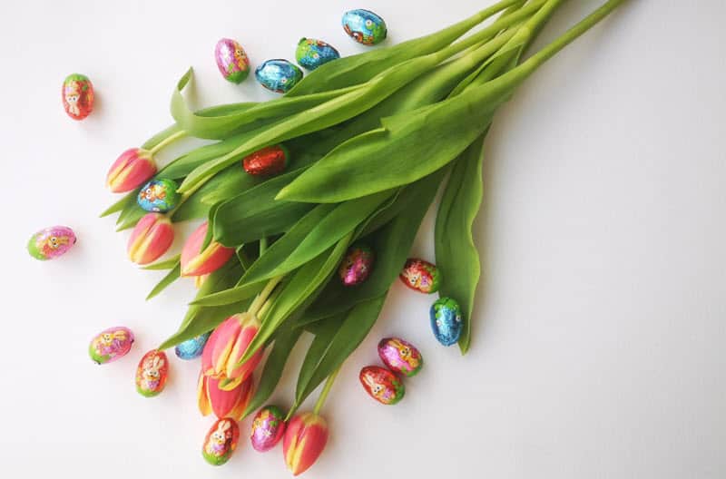 Karens Adventures In Colour For April Easter Eggs Tulips Karen Haller