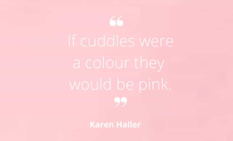little book of colour if cuddles were a colour they would be pink karen haller