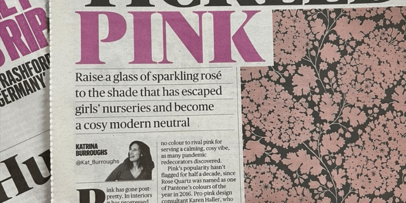 why pink has become a lockdown favourite karen haller the little book of colour