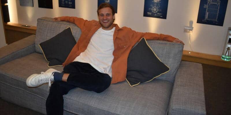 little book of colour on the colour couch with light tribe founder xander cadisch