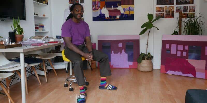 little book of colour on the colour couch with artist kuda mushangi