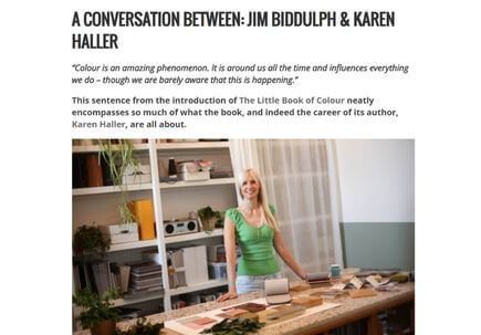 design insider a conversation between jim biddulph and karen haller karen haller