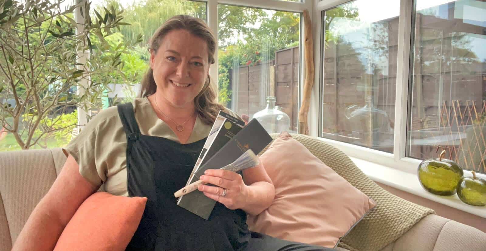 little book of colour on the colour couch with painter and decorator ashley aspin
